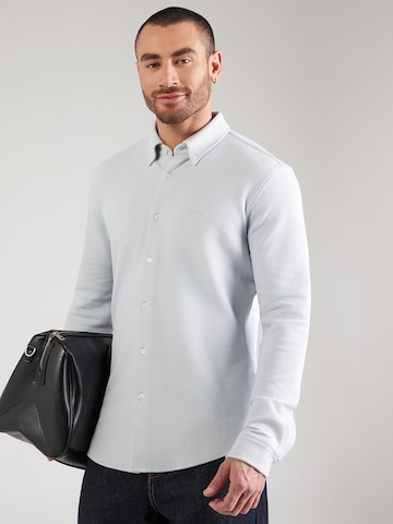 BOSS - Ajuste regular Camisa 'Myjersey_M' en gris: frente