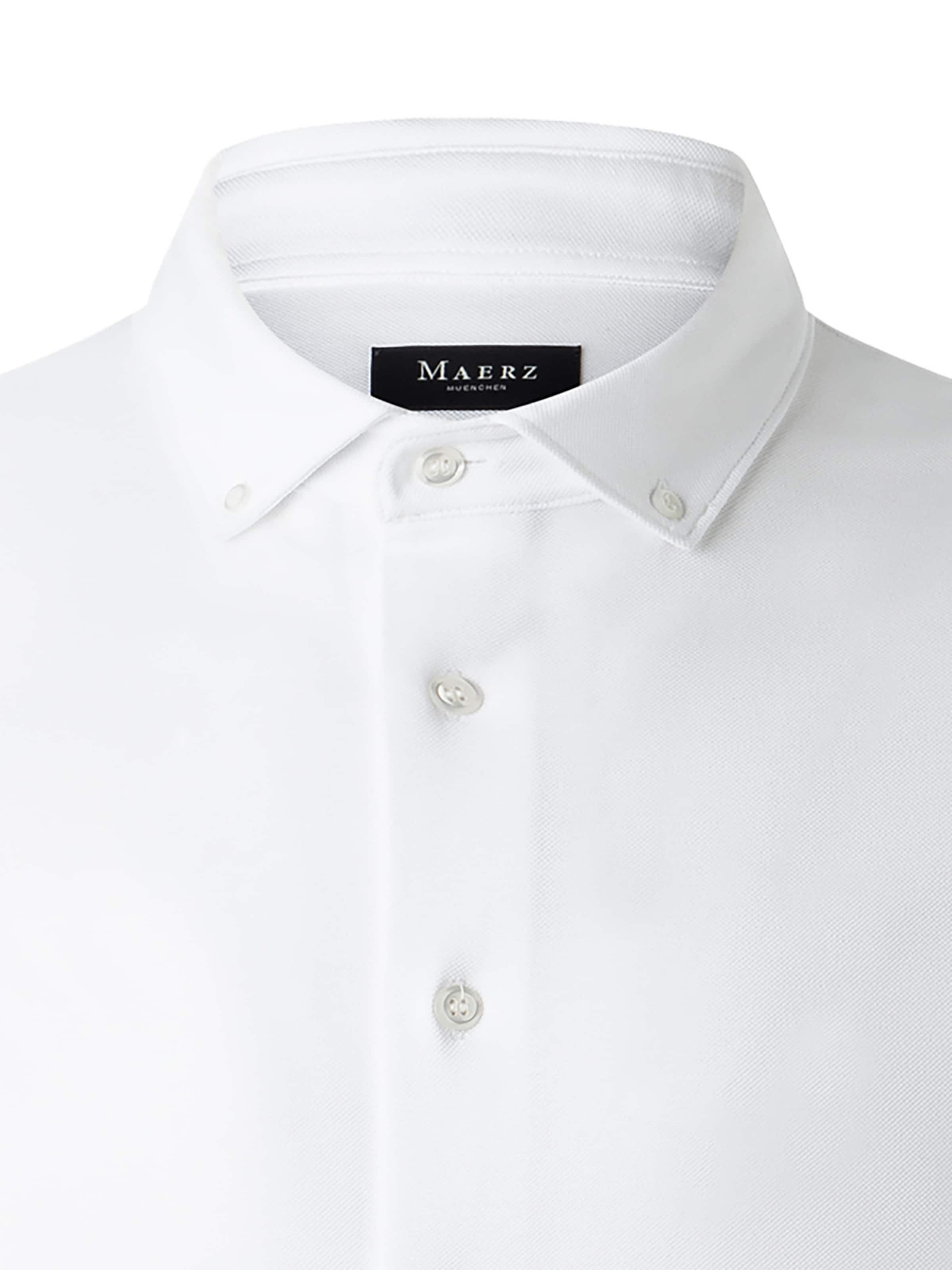 Coupe regular Chemise MAERZ Muenchen en blanc