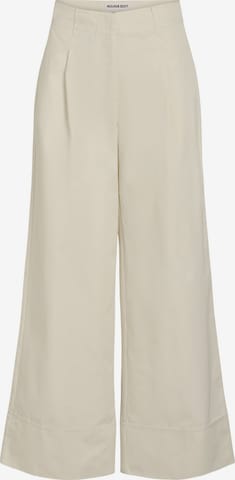 ROUGE EDIT Bandplooibroek in Beige: voorkant