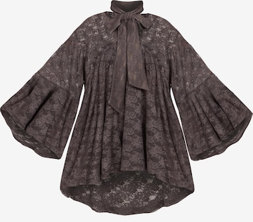 JIORO Tuniek 'ESSENTIALS' in Bruin: voorkant
