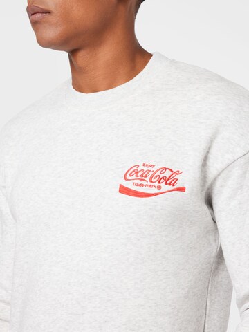 JACK & JONES Sweatshirt 'COCA COLA' in White