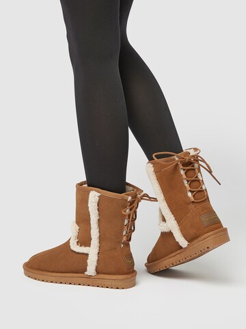 Pepe Jeans Snowboots 'DISS EARTH' in Braun: Vorderseite