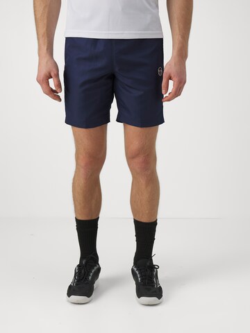 Sergio Tacchini Regular Sportshorts 'ALETTONE' in Blau: Vorderseite