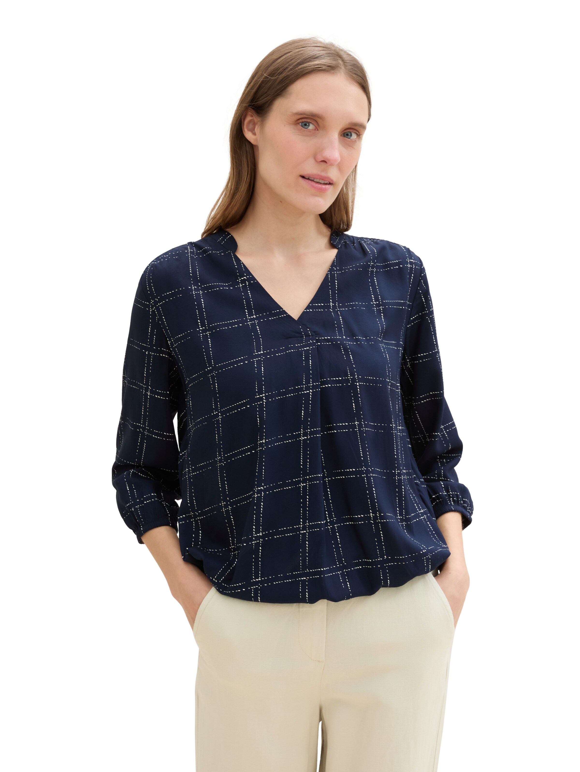 TOM TAILOR Blouse in Blue