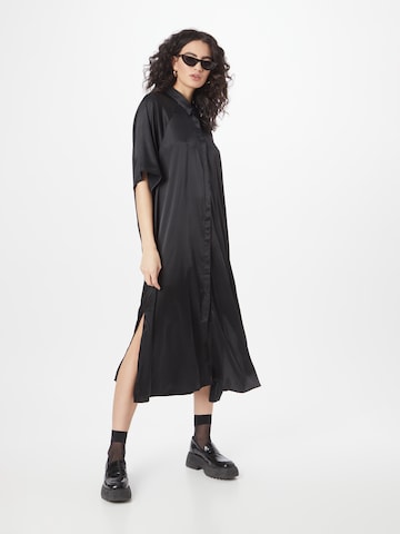 Monki Shirt Dress in Black