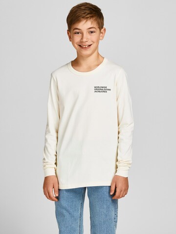 Jack & Jones Junior Póló 'Worldwide' - fehér: elől