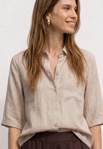 Street One Studio Bluse in Beige: Vorderseite