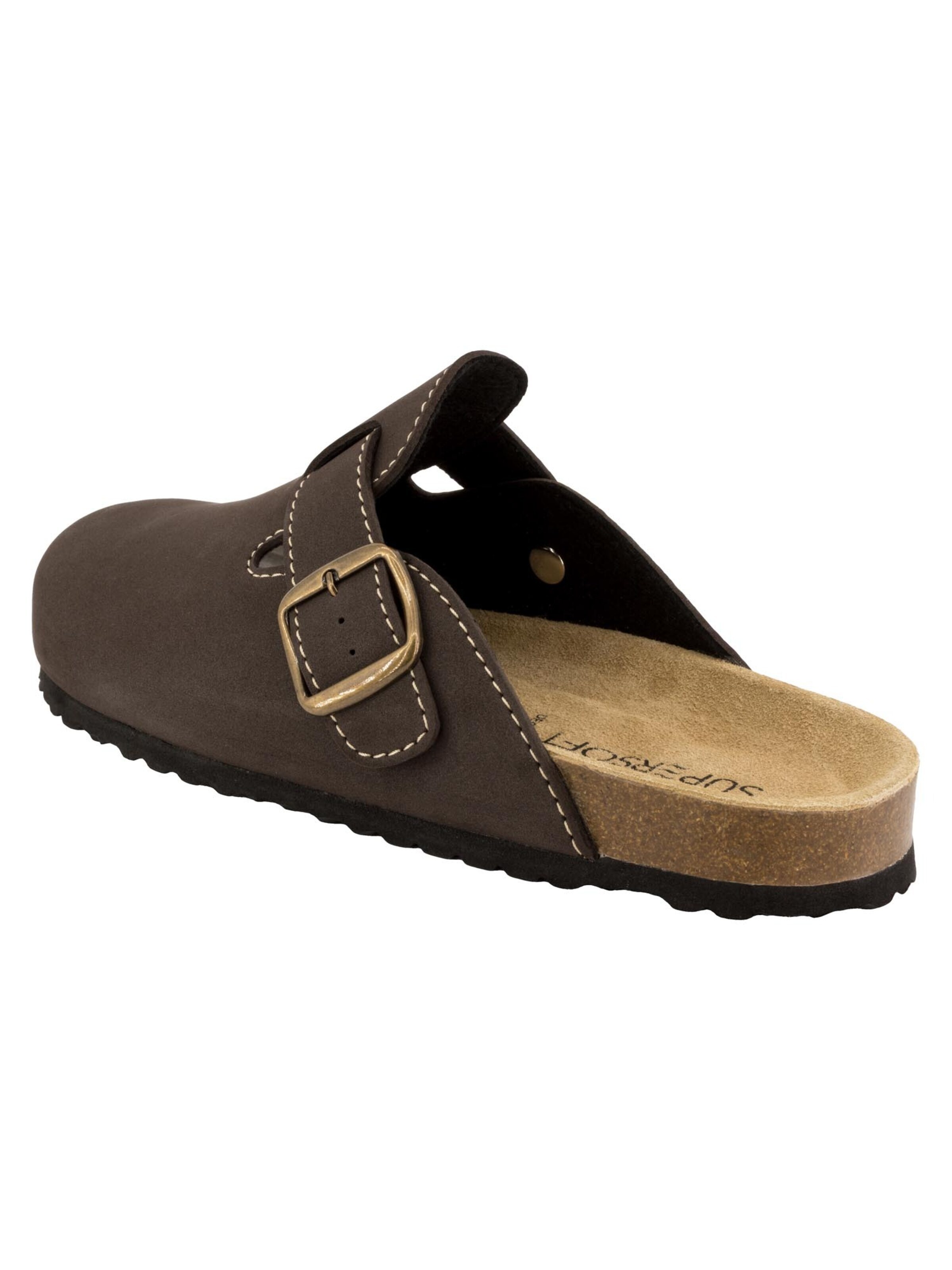 SUPERSOFT by Indigo Clogs 'Classic'‌‌‌‌‌‌‌‌‌‌ in Braun