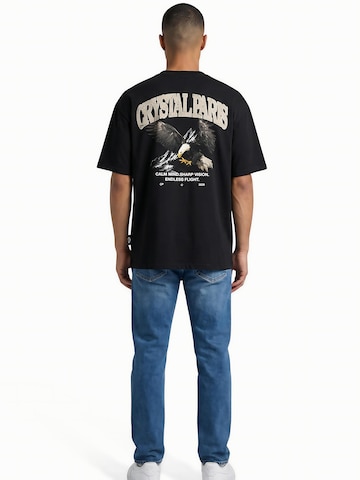 Crystal Paris Shirt 'Eagle'‌‌‌‌‌ in Schwarz