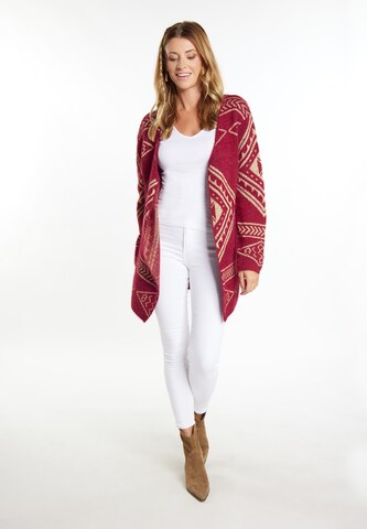 usha FESTIVAL Knit cardigan in Red