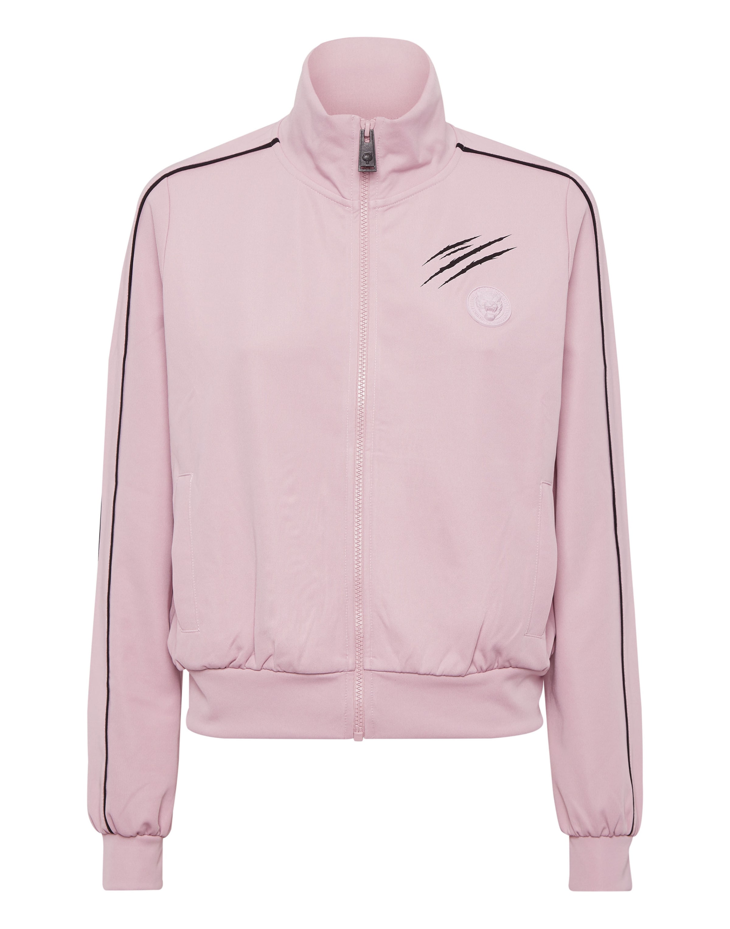 Plein Sport Sweatvest in Roze: voorkant