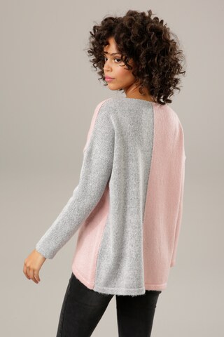 Aniston CASUAL Pullover in Grau