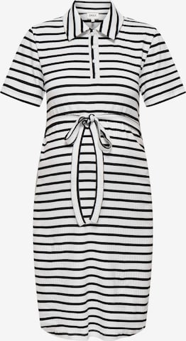 Robe 'Lixa' Only Maternity en blanc : devant