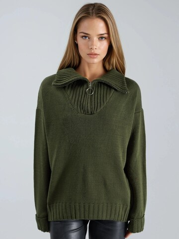 My fashion Sweater in Green: front