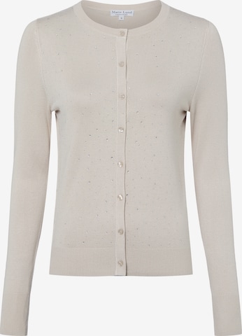 Marie Lund Strickjacke in Beige: Vorderseite