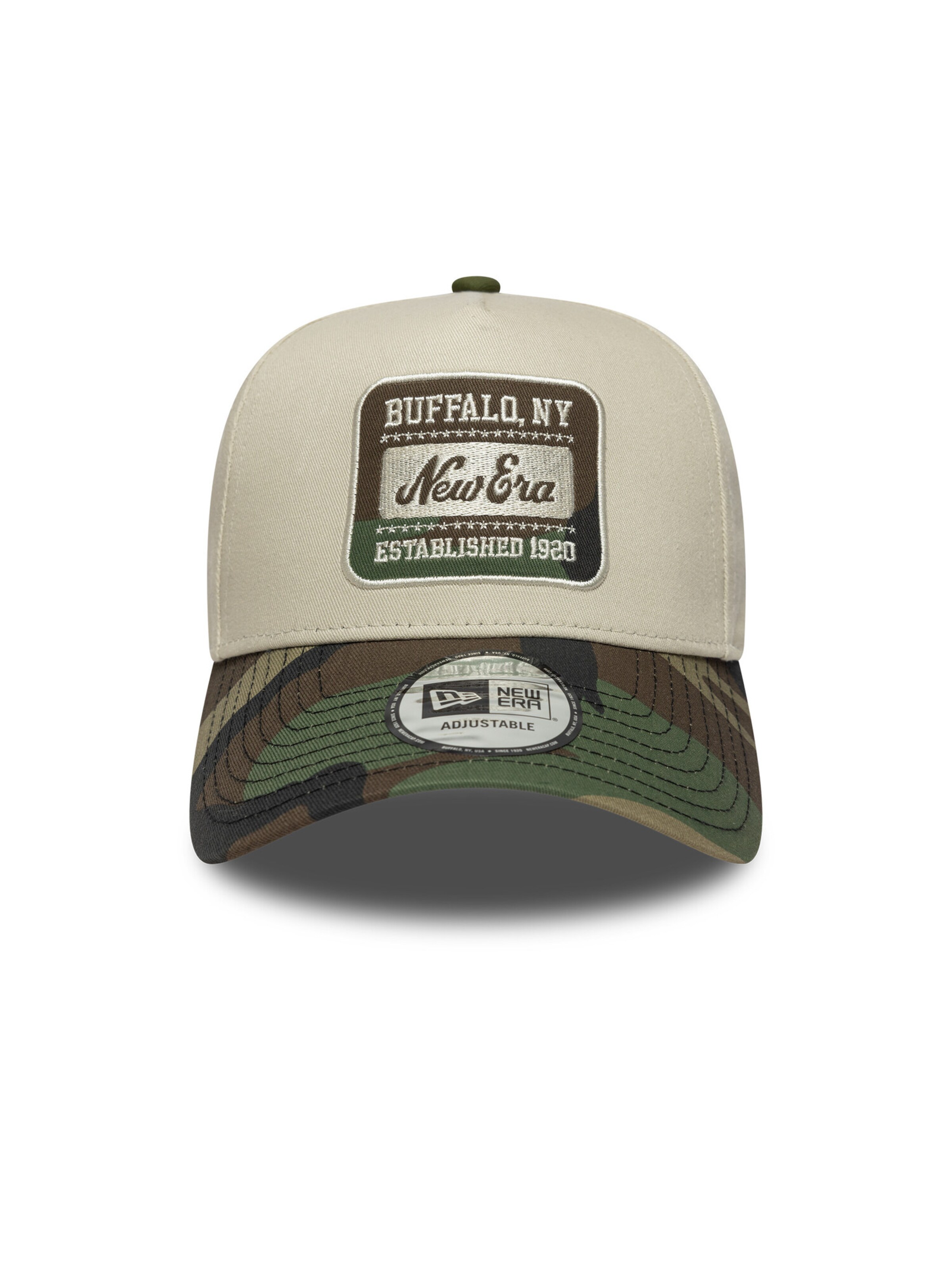 NEW ERA Cap '9FORTY Camo Patch' in Beige