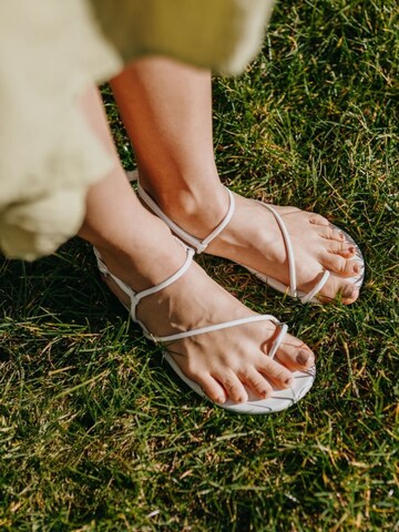 Ahinsa shoes Sandals 'Aura Barfuß' in White