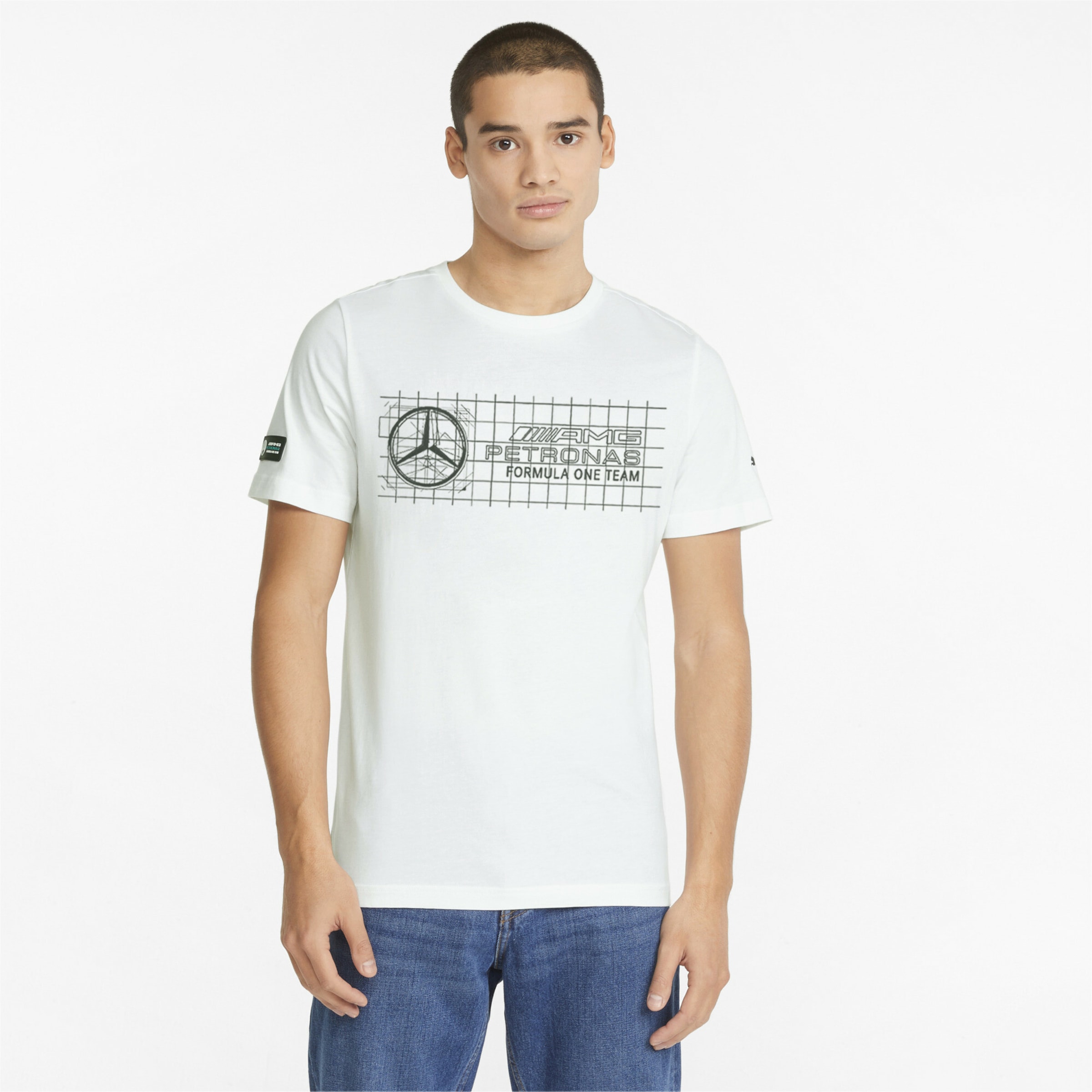 Männer Sportarten PUMA Shirt in Weiß - QL34658