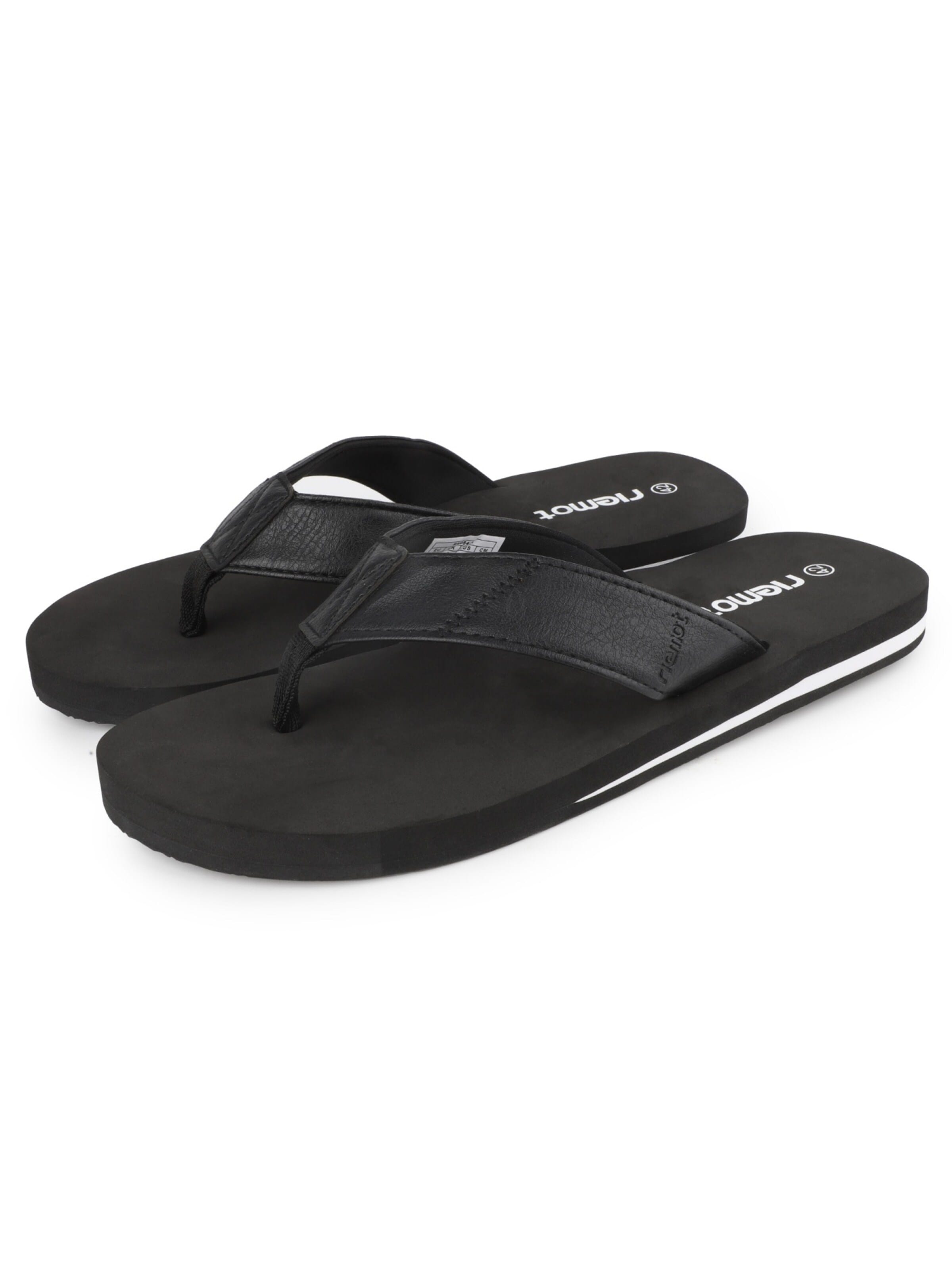 riemot T-Bar Sandals in Black