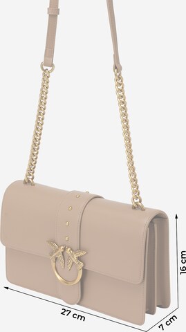 PINKO Crossbody bag 'Love One' in Beige