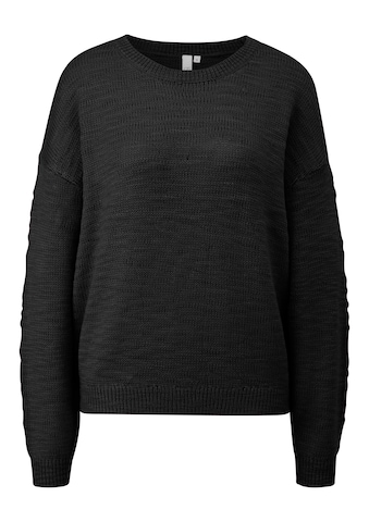 QS Sweater in Black: front