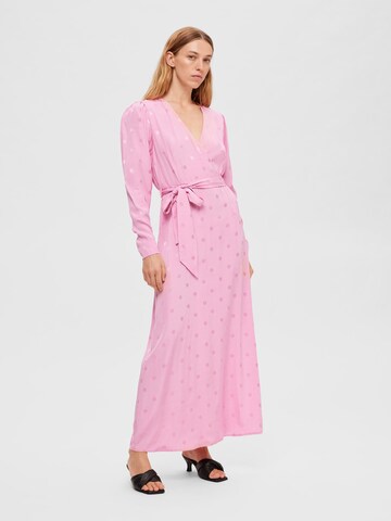 Robe SELECTED FEMME en rose : devant