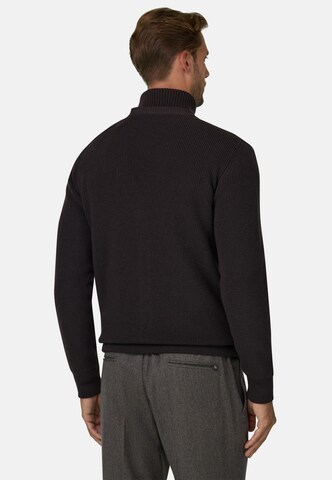 Vestes en maille Boggi Milano en marron : derrière