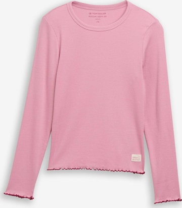 TOM TAILOR Shirt in Roze: voorkant