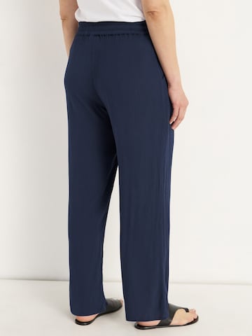 Cellbes of Sweden Wide leg Broek in Blauw