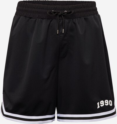 JACK & JONES Shorts 'BILL JORDAN' in schwarz / weiß, Produktansicht