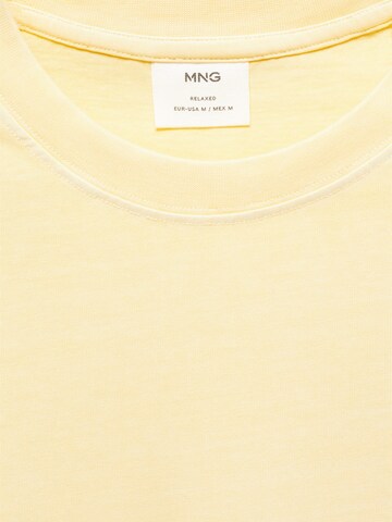 MANGO MAN Shirt 'SUGAR' in Geel