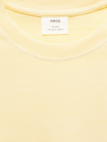 MANGO MAN T-shirt 'SUGAR' i gul
