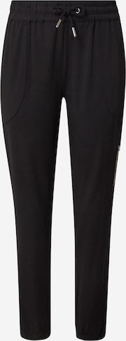 monari - Tapered Calças em preto: frente