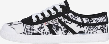 KAWASAKI Sneaker 'Cartoon' in Weiß