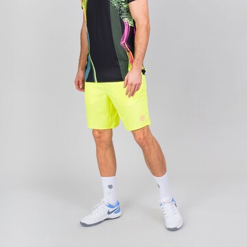 BIDI BADU Regular Tennis-Shorts 'Henry 2.0 Tech' in Gelb: predná strana
