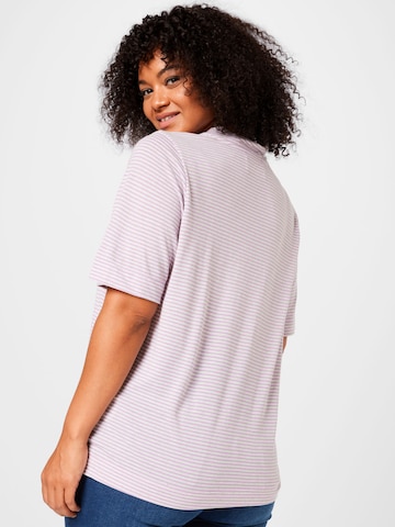 Selected Femme Curve T-Shirt 'Ivy' in Lila