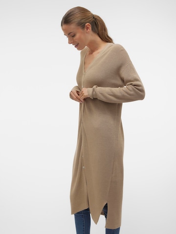 VERO MODA Strickjacke 'NEW LEXSUN' in Beige