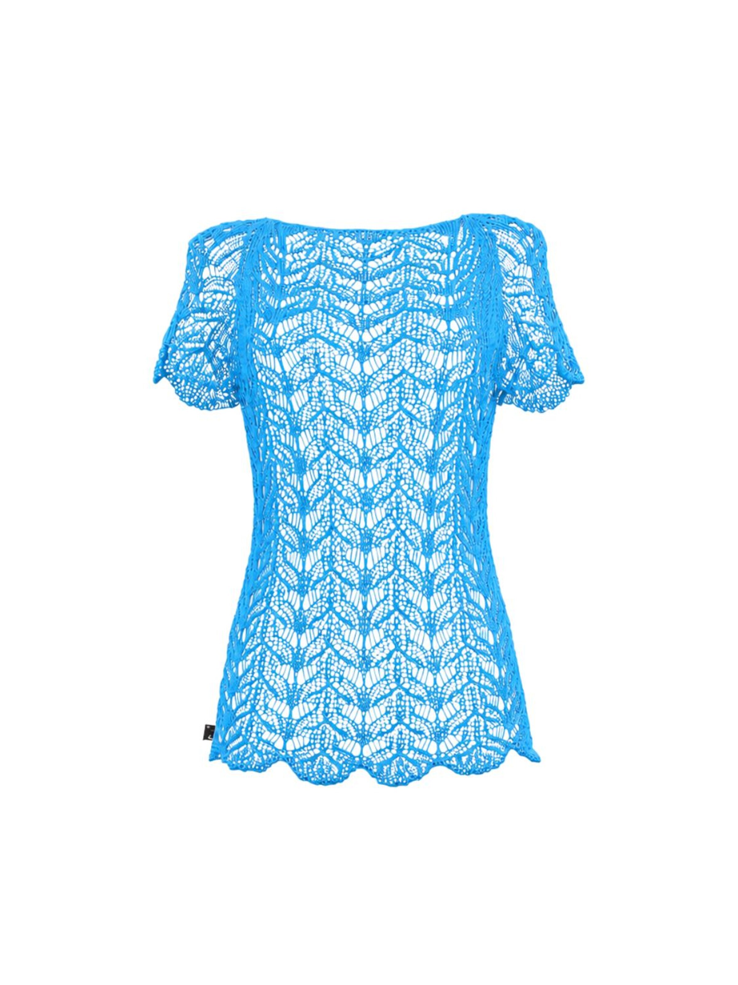 Süel knitwear Sticktop 'Twin Lace'‌‌‌‌‌‌‌‌‌ in Blau: Vorderseite