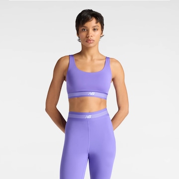 Soutien-gorge de sport 'AC Train' new balance en violet : devant