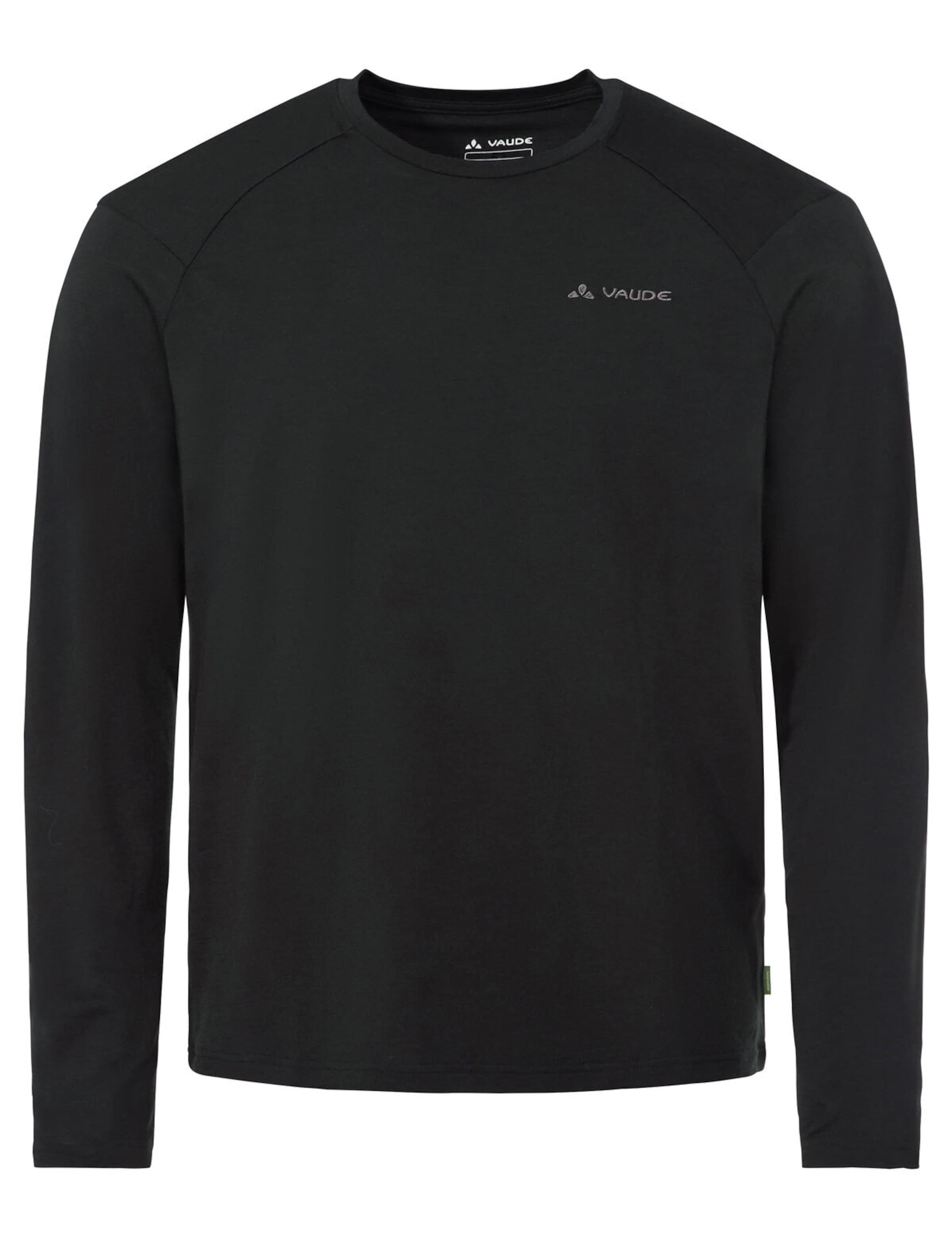 VAUDE Functioneel shirt 'Essential' in Zwart: voorkant