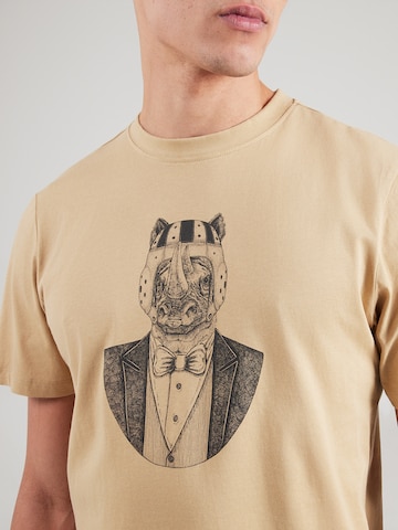 BLEND Tričko 'BHKAY' - Hnedá