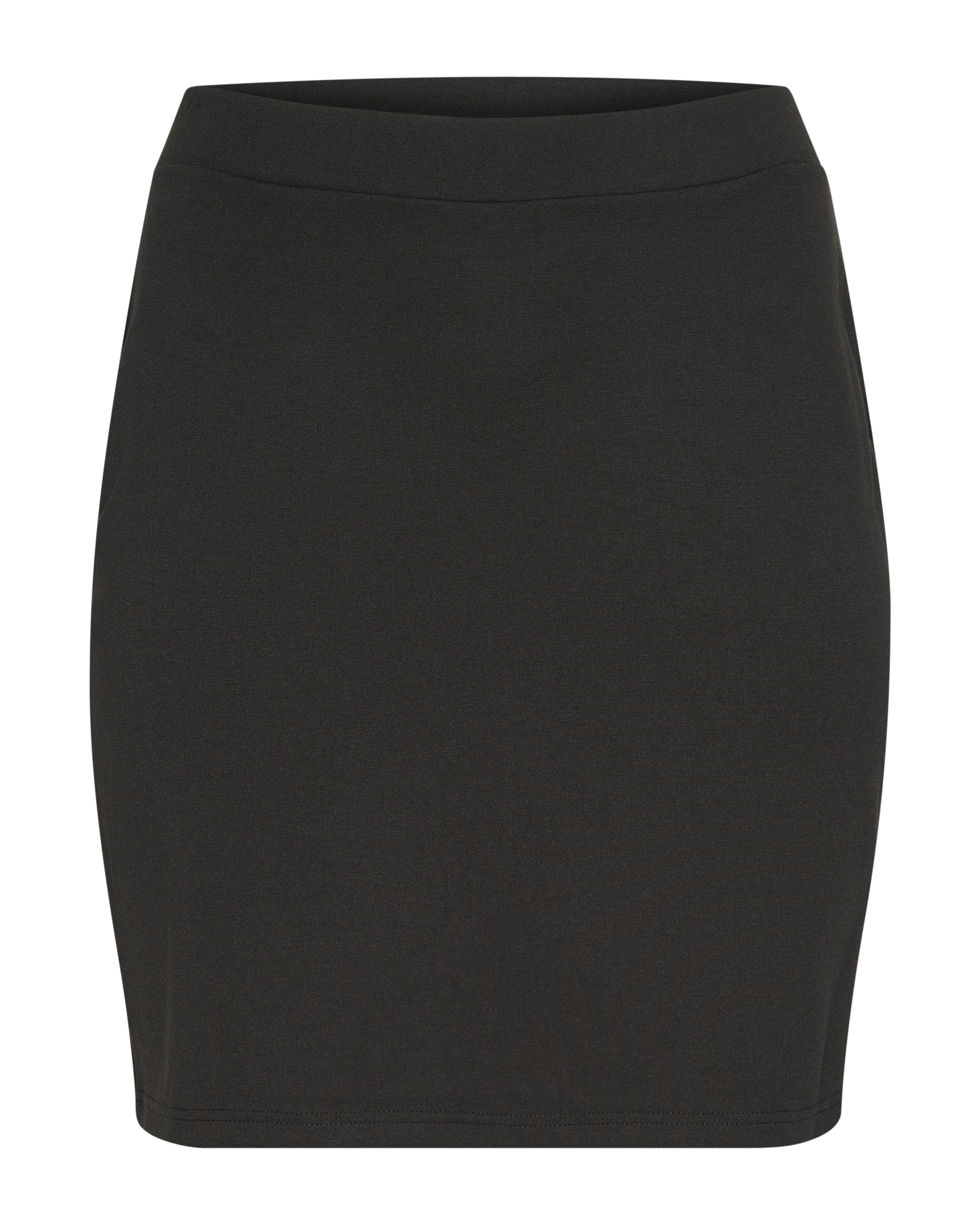 KAFFE CURVE Rock 'KC Jenna' in Schwarz: Vorderseite