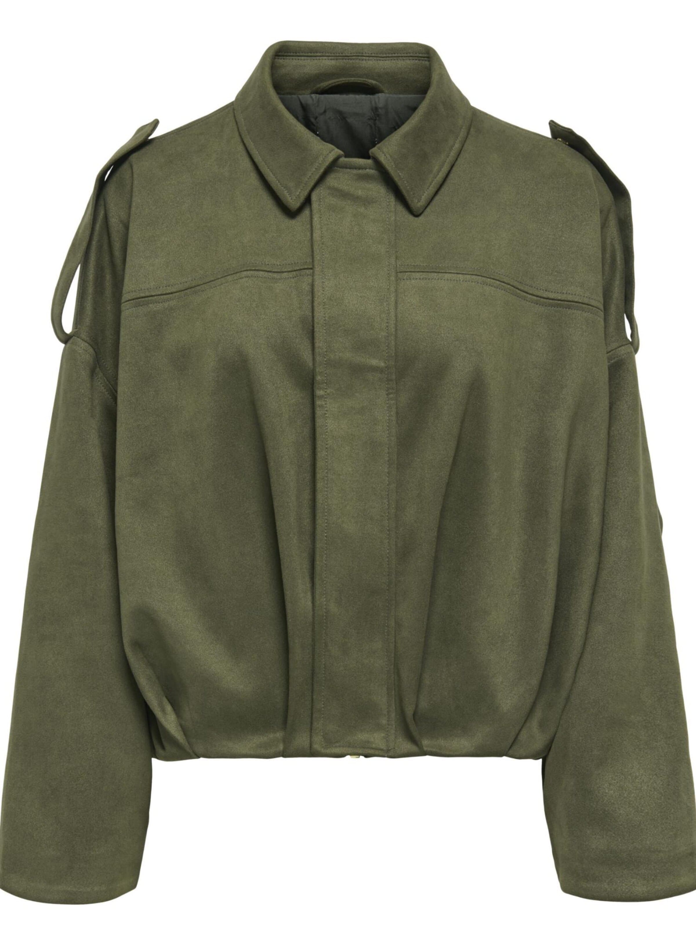 ONLY Veste mi-saison en XL en vert, Vue avec produit