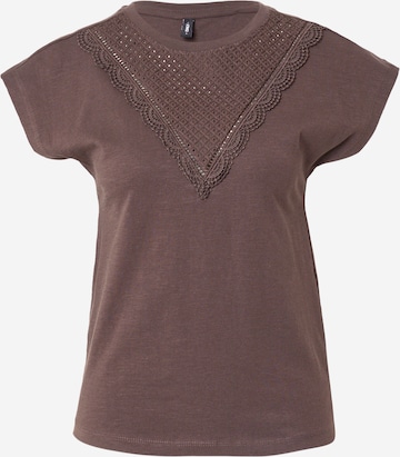T-shirt 'ONLDELIA' ONLY en marron : devant