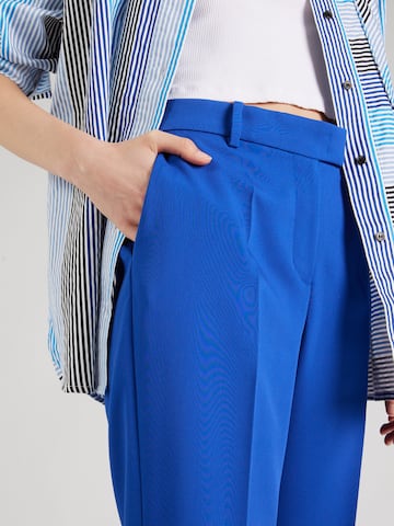 ESPRIT Normální Kalhoty s puky – modrá