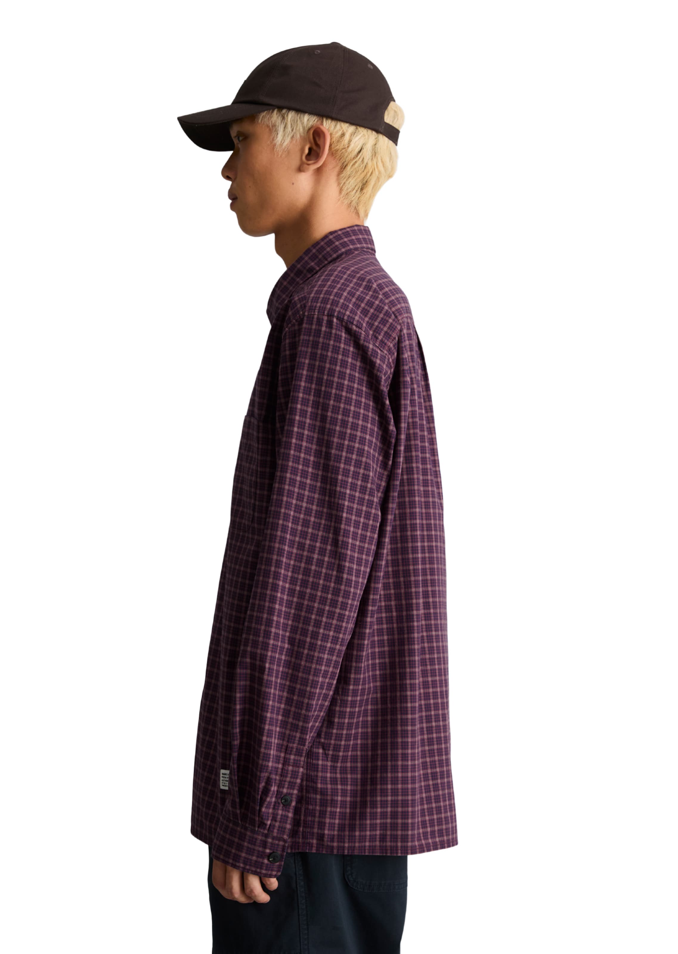 Marc O'Polo DENIM Regular fit Button Up Shirt in Purple