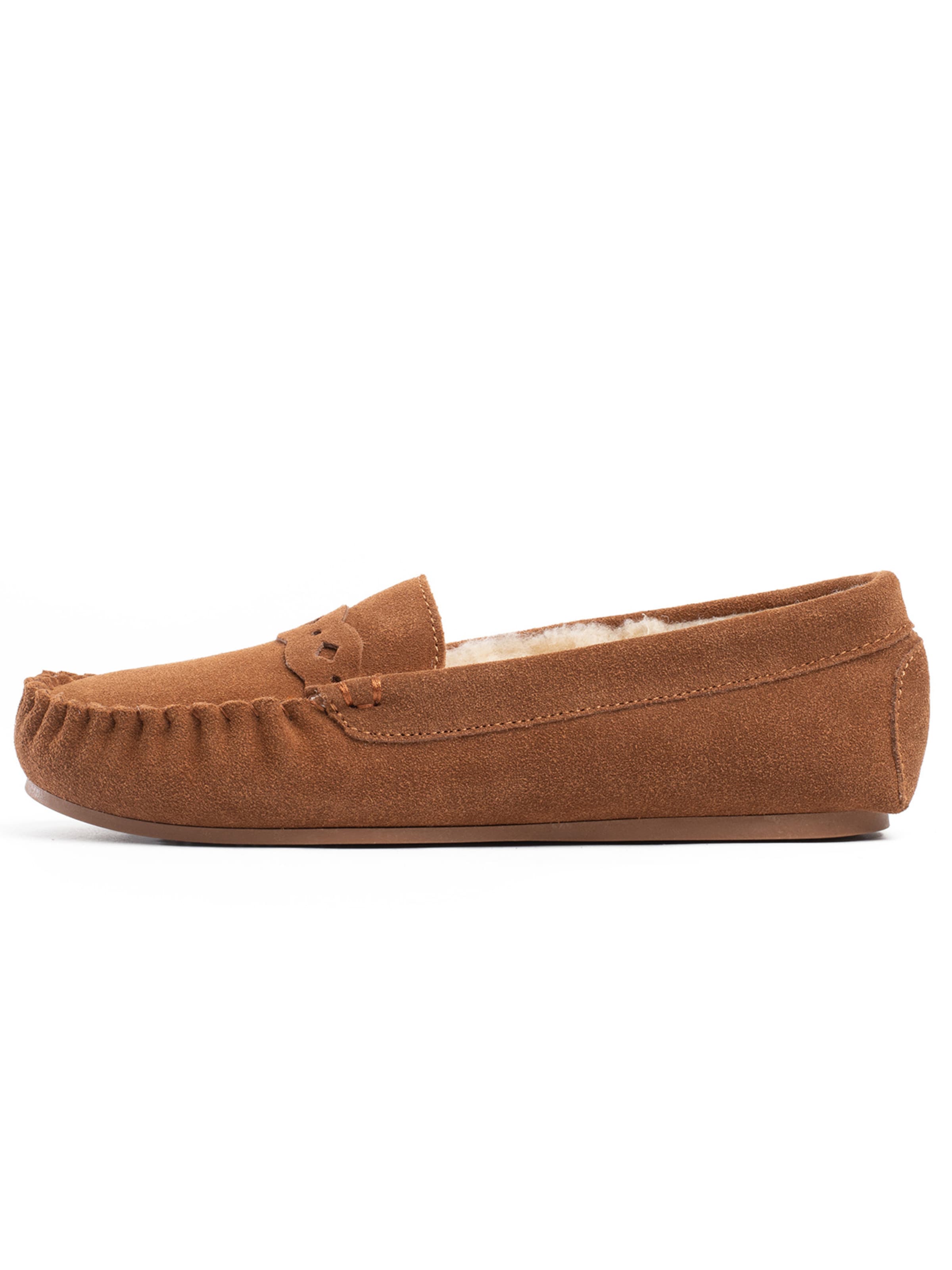 Gooce Mokasyny 'Malika' w kolorze brązowy: przód