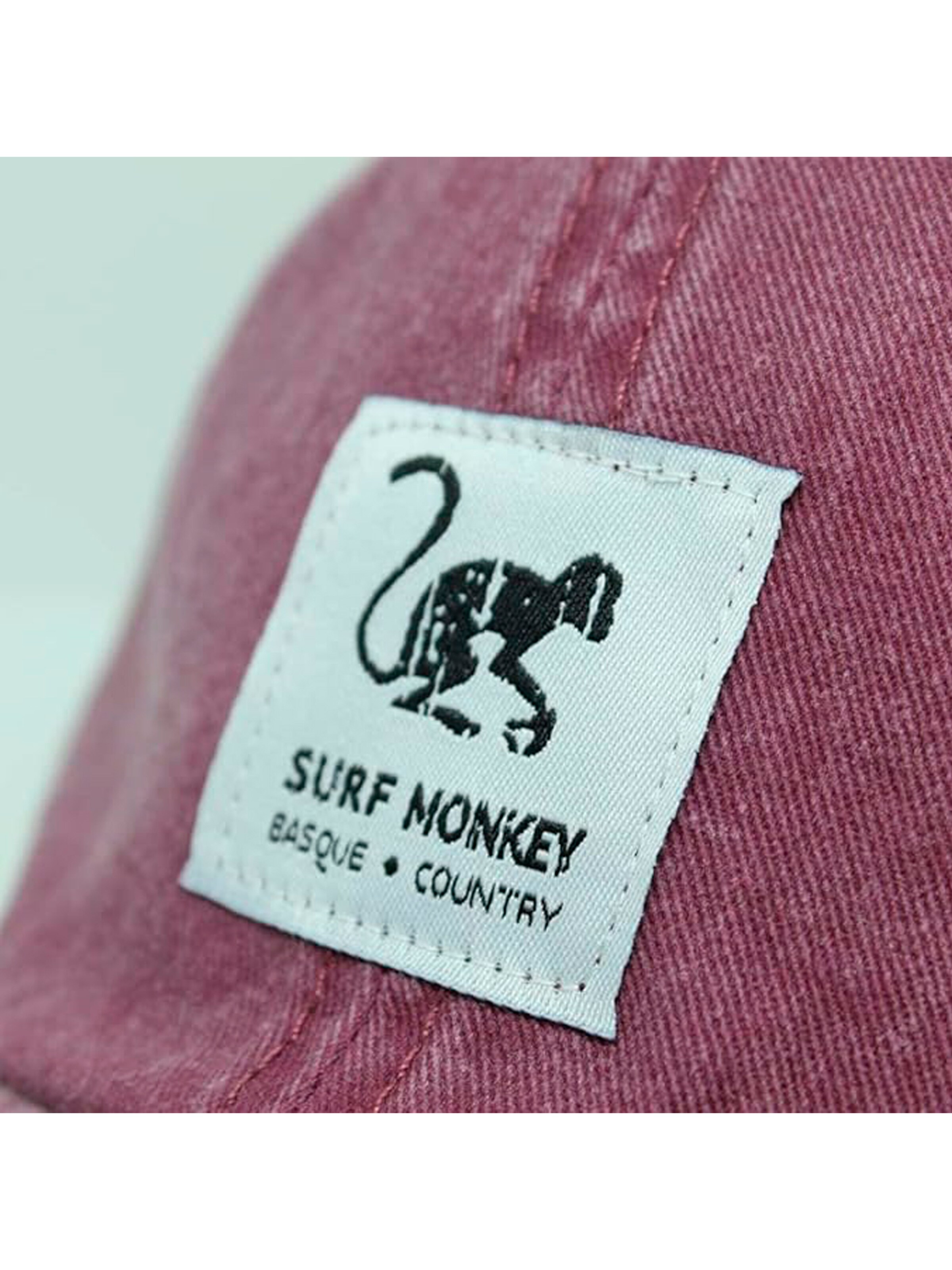 Surf Monkey Athletic Cap in Red