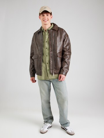 TOPMAN Comfort Fit Πουκάμισο σε πράσινο