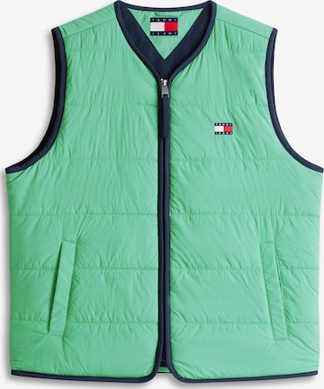 Tommy Jeans - Chaleco 'HERITAGE' en verde: frente